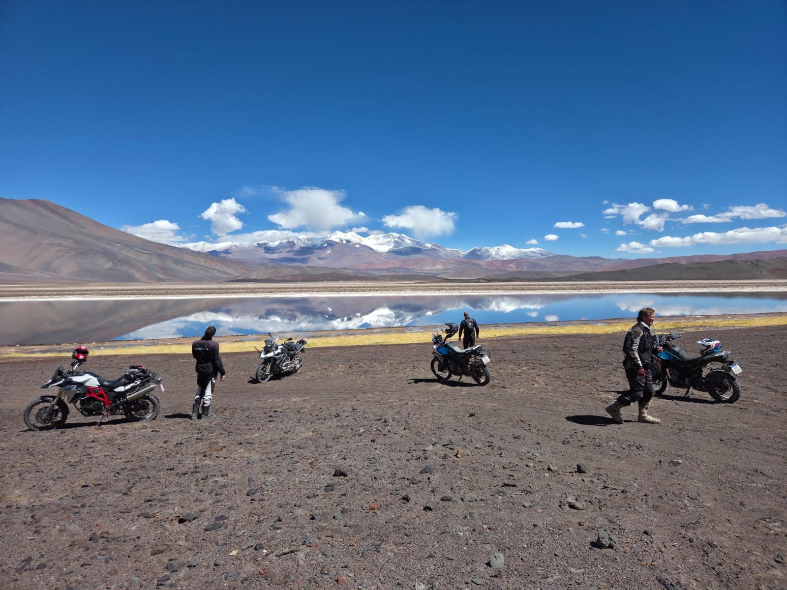 Motorcycle on tested roads in Catamarca